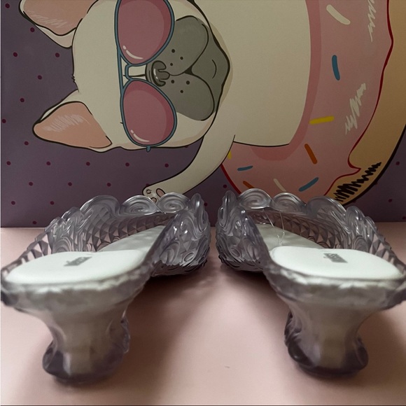 Melissa Court Shoe Y Project Clear Heels Size 7 - Picture 8 of 16